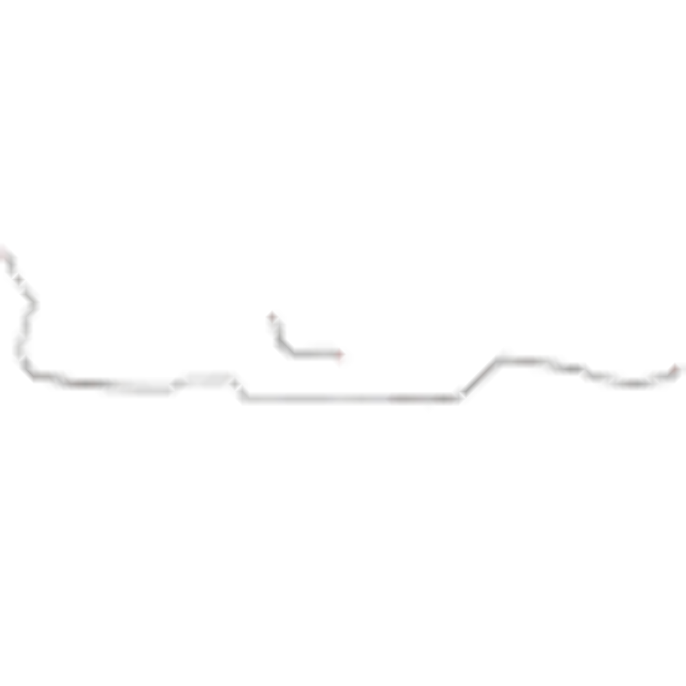 t 70 Chevy Malibu Hardtop w/Power Disc Brakes, Complete Brake Line CBK0258SS Fine Lines