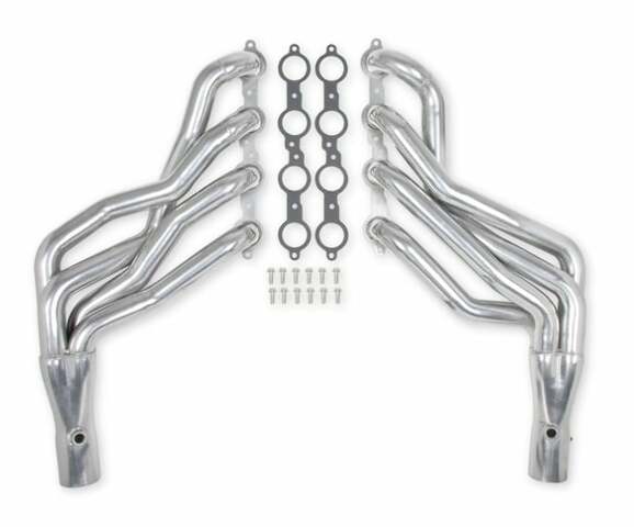 Hooker Fits 1968-72 GM A-Body LS Swap, 1-7/8 X 3" Long Tube Header-Silver 70101518-1HKR for 1968-1972