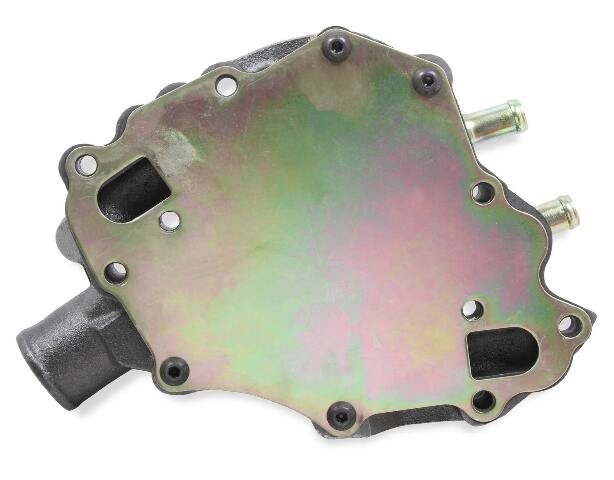 Mr. Gasket water pump 70130NG Ford chrome black aluminum 2493