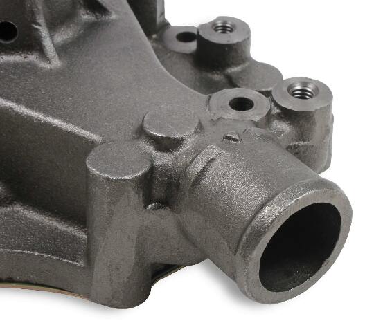 Mr. Gasket water pump 70130NG Ford chrome black aluminum 2493