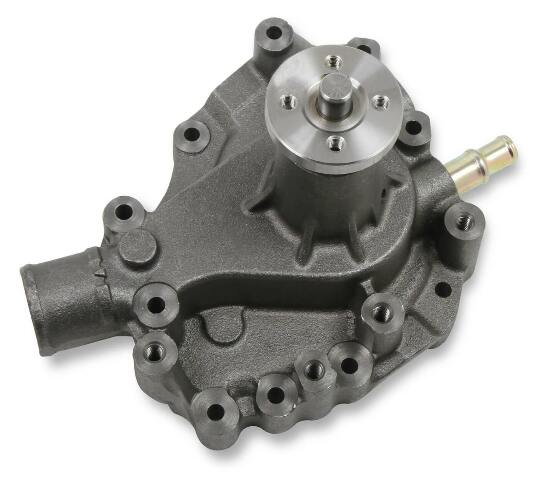 Mr. Gasket water pump 70132NG Ford chrome black aluminum 2493