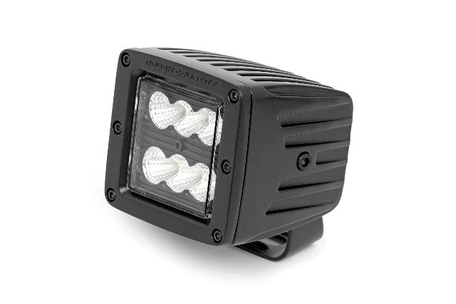 2 Inch Black Series LED Light Pods; Pair; Flood 70133BL