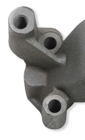 Mr. Gasket water pump 7016NG Chevy chrome black aluminum 2493