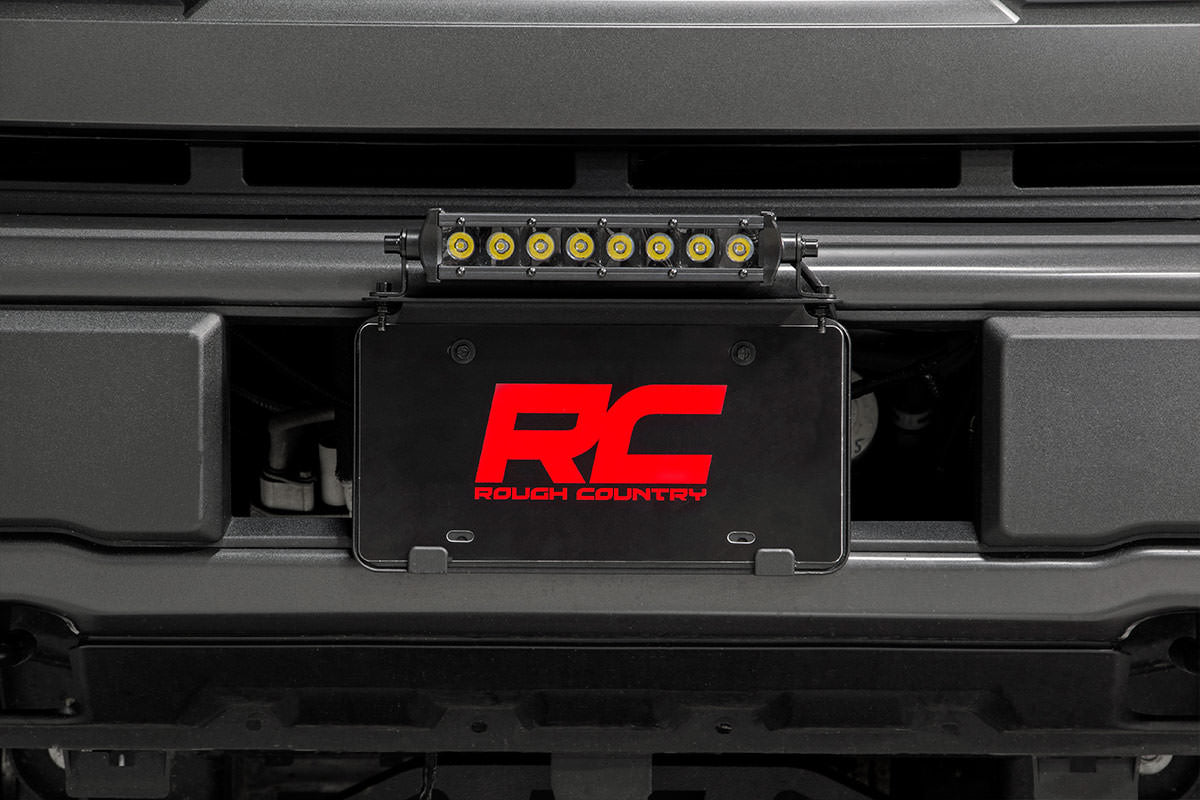 LED Light Kit; License Plate Mount; 8" Single Row Black Series 70183