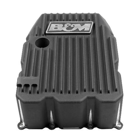 Hi-Tek Deep Trans Pan for Toyota AB60 Transmission aluminum black anodized