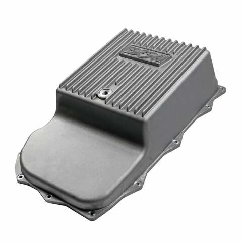 Fits 2013-2023 Ram 1500 Trucks Hi-Tek Deep Transmission Pan - Aluminum black