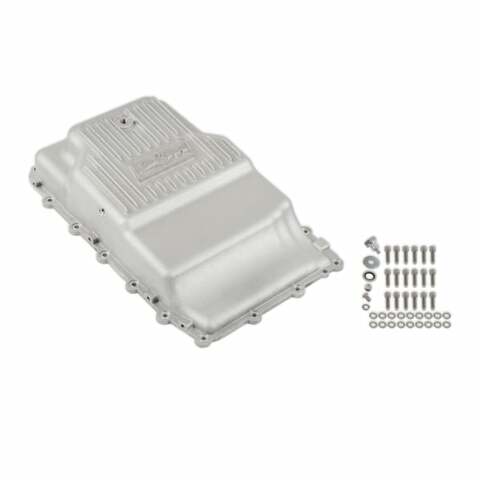 Fits 2017-23 Ford F-150 Deep Transmission Pan-Ford 10R80-Aluminum-Natural