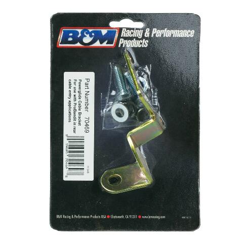 B&M Rear Exit Cable Bracket Kit - GM polished