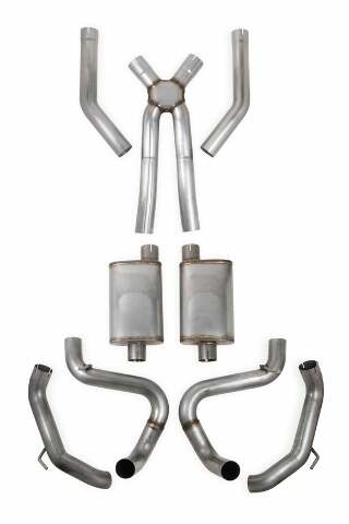 Hooker Fits 1970-1974 Camaro, 3", LS Swap Exhaust System- S/S 70501386-RHKR