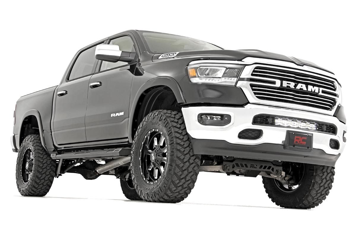 Fits Ram 1500 2&4WD (19-24) LED Light Kit Bumper Mount 20" Black Dual Row 70779