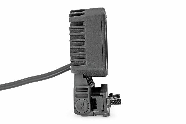 Black Series LED Light Pair; 2 Inch; Flood; Swivel Mount 70802