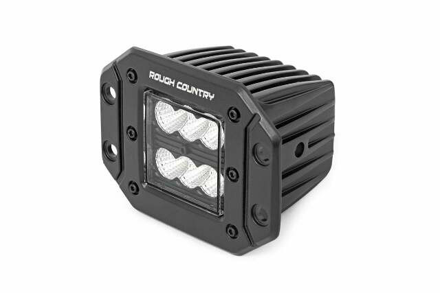 2 Inch Black Series LED Light Pods; Spot; Flush Mount 70803BL