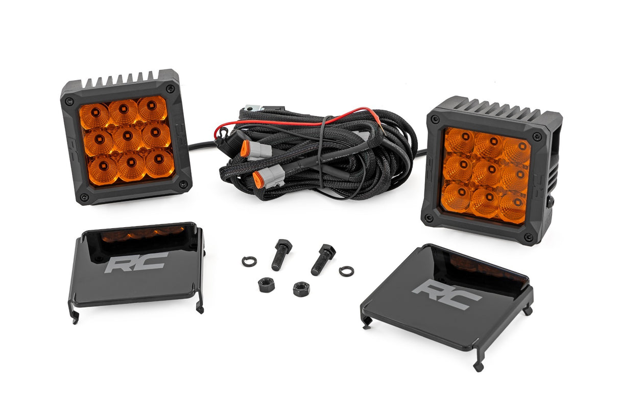 4 Inch LED Amber by Rough Country