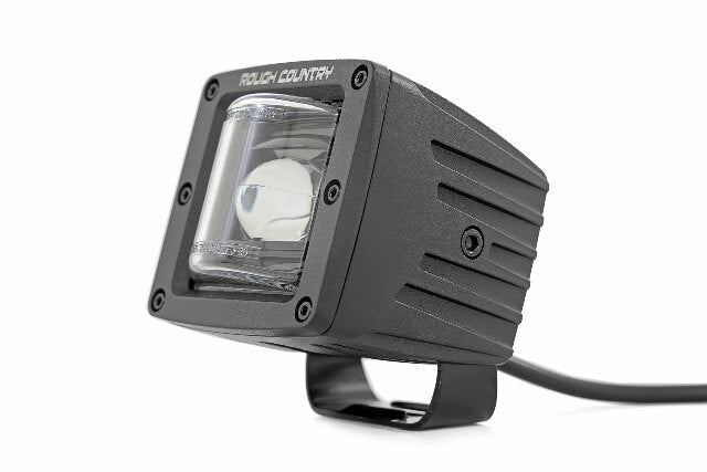 2 Inch Black Series LED Light Pods; SAE Fog; Yellow 70907A