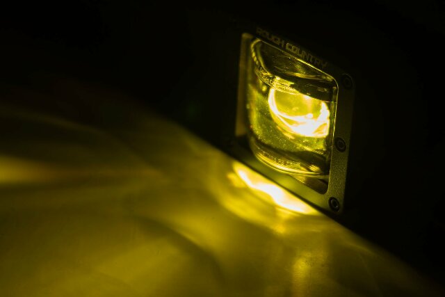 2 Inch Black Series LED Light Pods; SAE Fog; Yellow 70907A