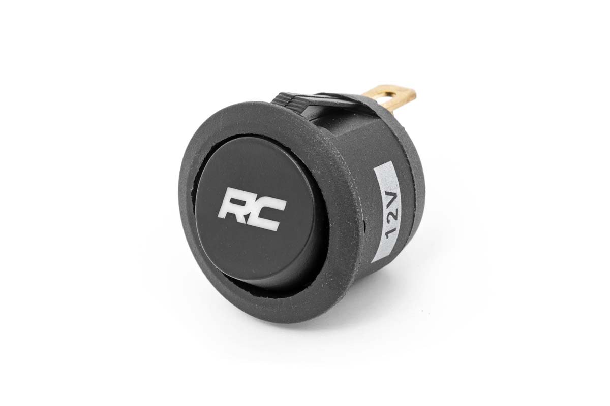 Rocker Switch; Round with Logo 709RRC