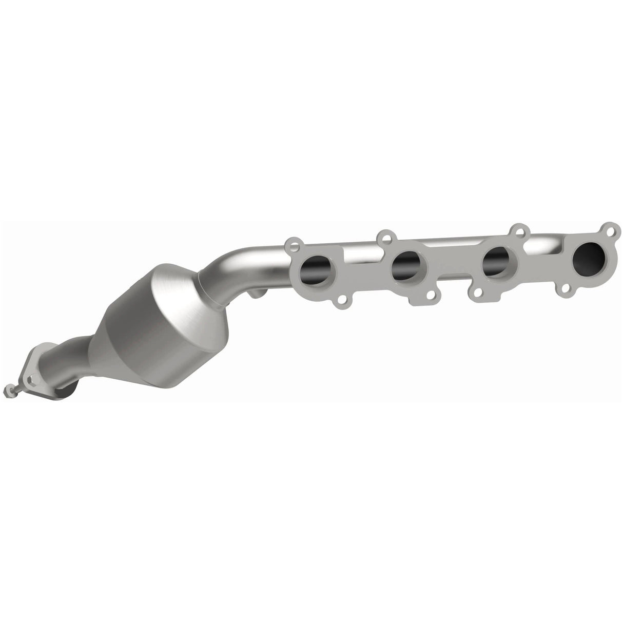 Catalytic Converter with Integrated Exhaust Manifold for HM Grade Federal / EPA Compliant Direct-Fit Manifold Catalytic