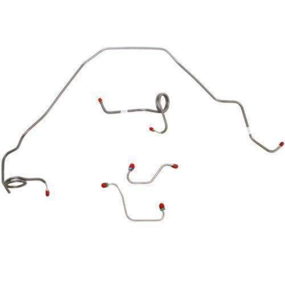 Front Brake Line Kit for 2013 71-80 Chevy Camaro disc brakes stainless steel