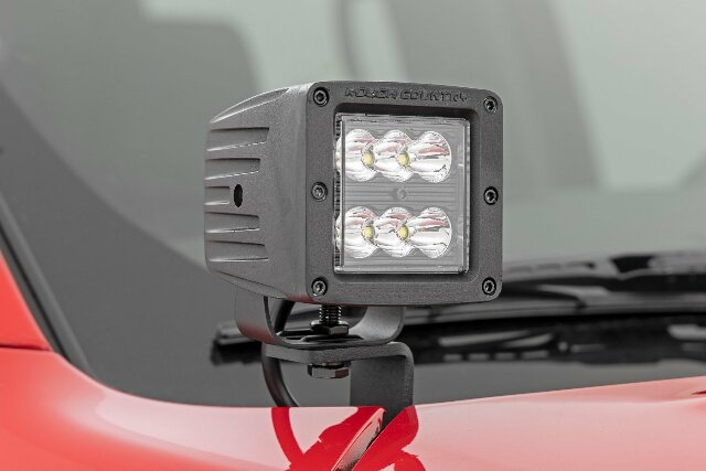 Fits Nissan Frontier(22-24) LED Light Ditch Mount 2" Black Pair Amber DRL 71067