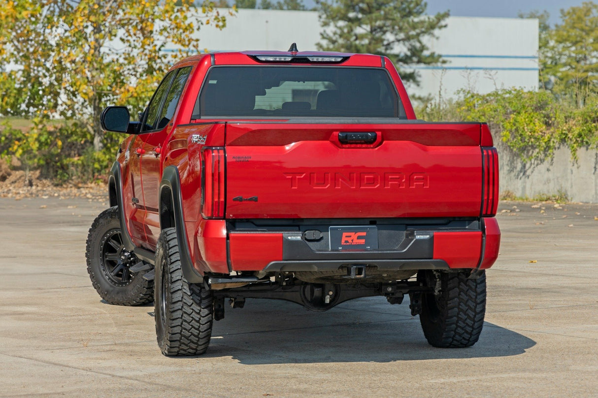 Fits Toyota Tundra 2WD/4WD (2022-2024) SRL2 Adj Aluminum Steps; CrewMax; 71097