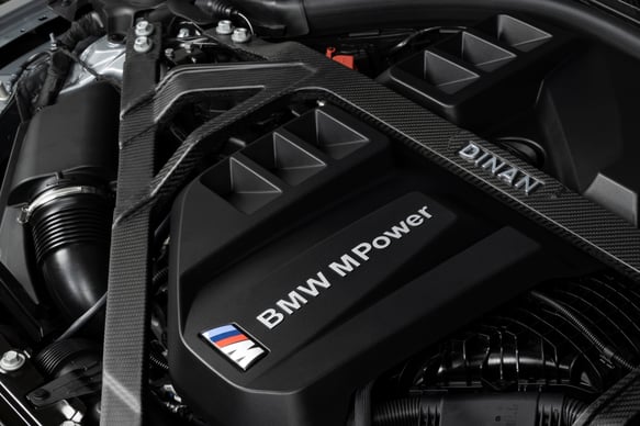 Matte Carbon Fiber Strut Tower Brace for 2021-25 BMW M2/M3/M4 D180-0015-B BMW performance