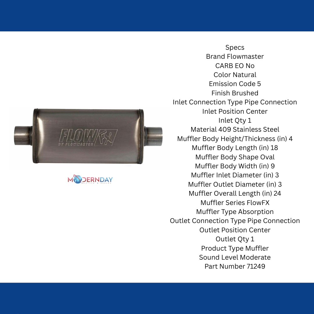 Performance Muffler stainless steel