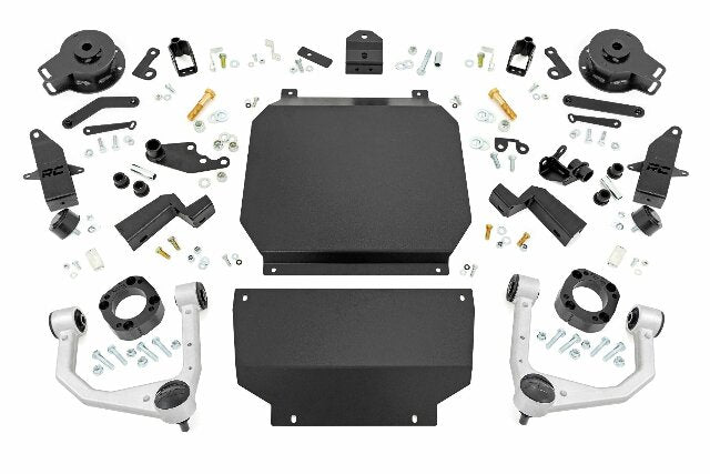 Fits Toyota Tundra 4WD (2022-2024) 3.5 Inch Lift Kit; Rear Air Ride; 71300