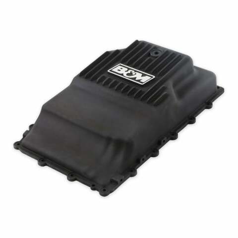 Fits 2017-2023 Ford F-150 Deep Transmission Pan-Ford 10R80-Aluminum-Black-71400