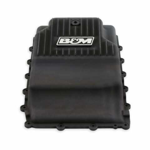 Fits 2017-2023 Ford F-150 Deep Transmission Pan-Ford 10R80-Aluminum-Black-71400