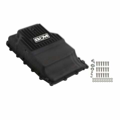 Fits 2017-2023 Ford F-150 Deep Transmission Pan-Ford 10R80-Aluminum-Black-71400