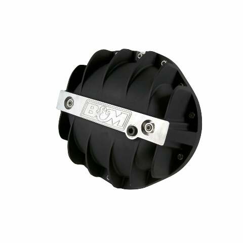 Hi-Tek Aluminum Differential Cover for GM 9.5-inch 14-bolt - Black aluminum black anodized