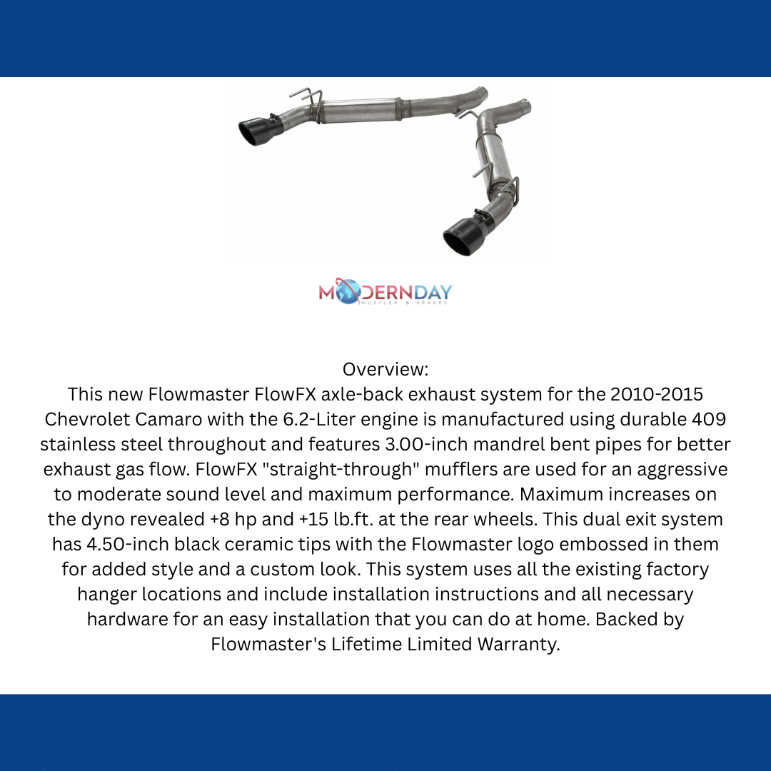 Exhaust system for 2010-2015 Ram Exhaust stainless steel
