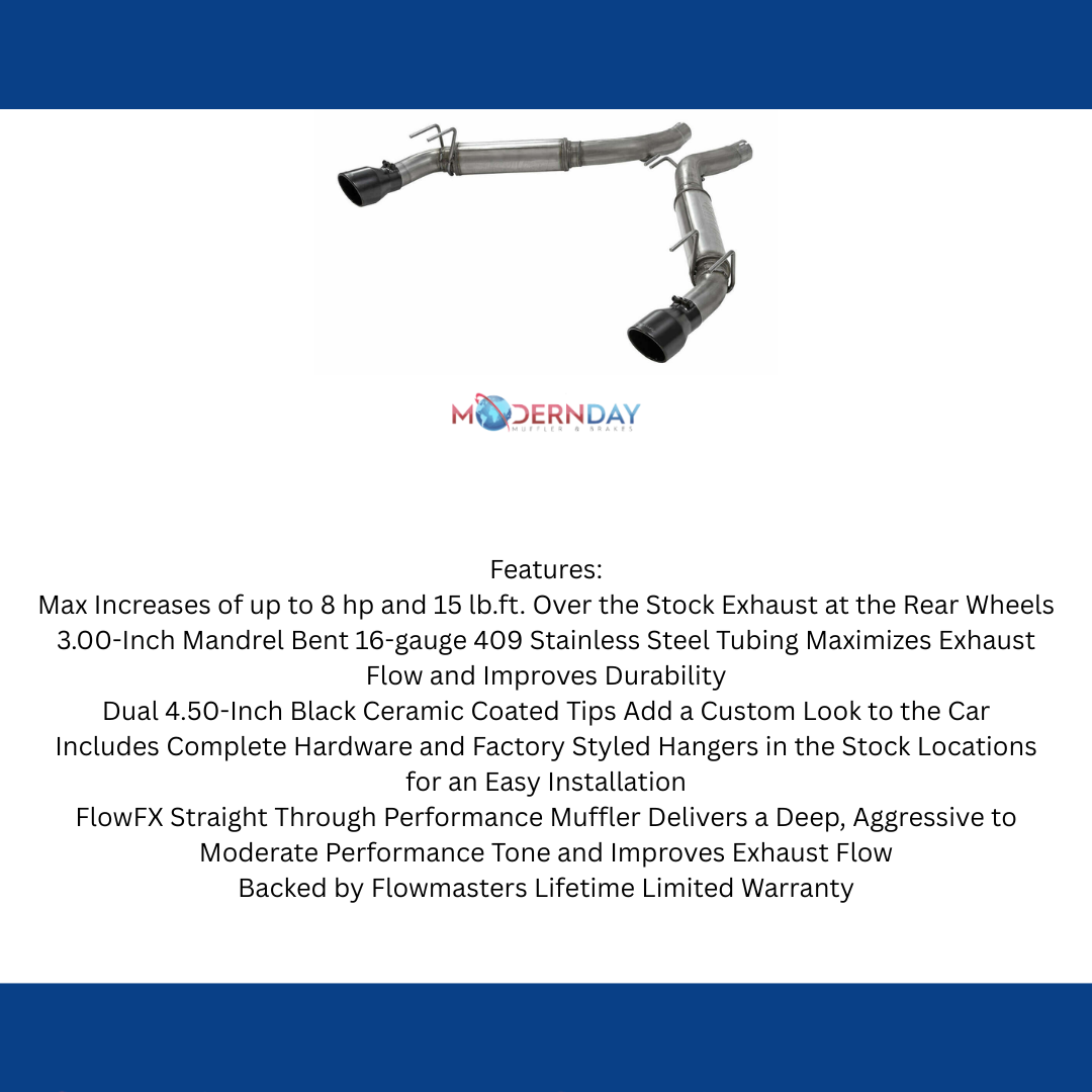 Exhaust system for 2010-2015 Ram Exhaust stainless steel