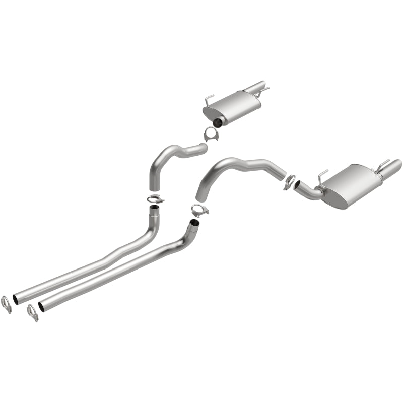 Fits 2005-2009 Ford Mustang 4.6L Direct-Fit Replacement Exhaust System 106-0466 aluminized steel