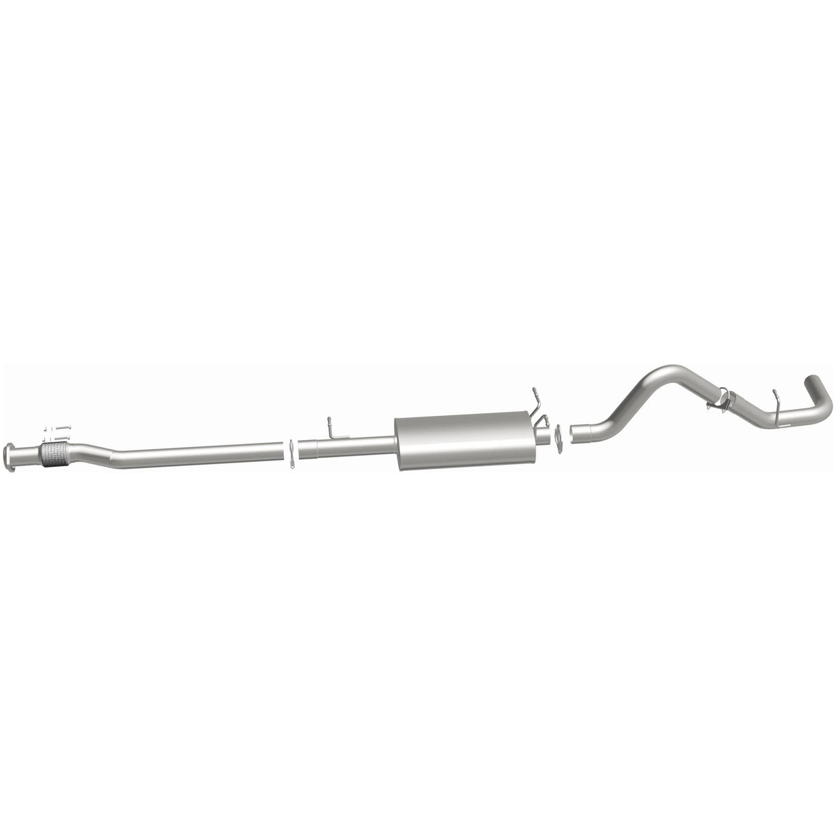 2007-2008 Chevy Silverado 1500 Direct-Fit Replacement Exhaust System 106-0464 aluminized steel