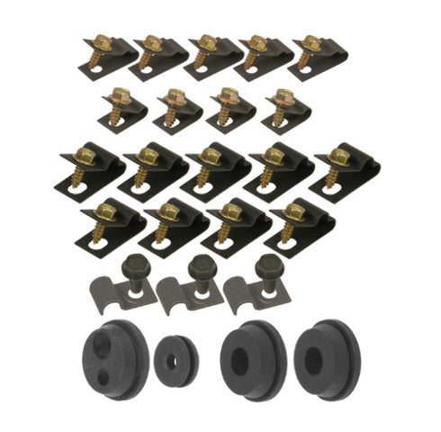 Replacement Line for 71-73 Mustang; 8 cylinder, Disc; Clip Kit-71Z