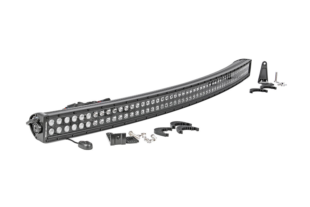 50 Inch Black Series LED Light Bar; Curved; Dual Row 72950BL