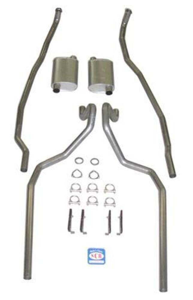 Fits 1965 - 1966 Chevrolet Full Size Exhaust System 73029