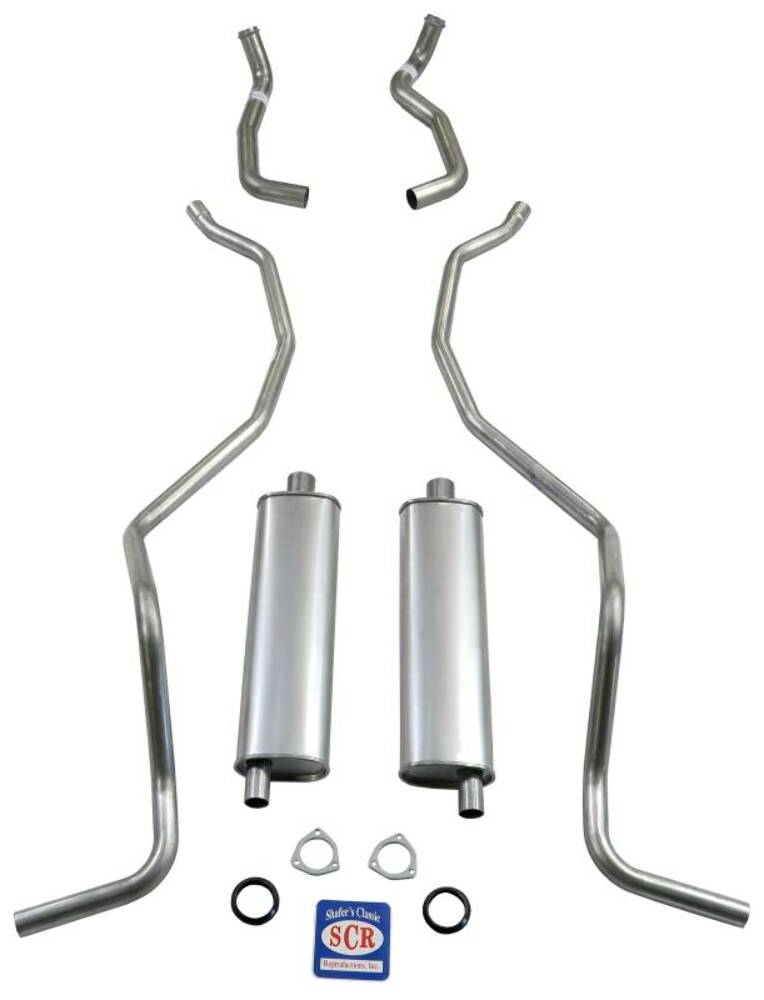 Fits 1962 - 1964 Chevrolet SW Exhaust System 73037