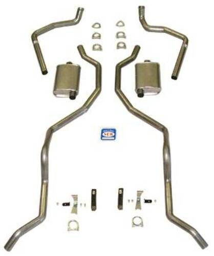 Exhaust System 73054 fits 1962-1964 Chevy Full Size 409 engine Shafer's Classic Reproductions