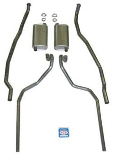 Exhaust System 8 cyl. 396 and 427 dual 73068 fits 1965-1966 Chevy Full Size Shafer's Classic Reproductions