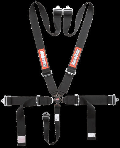 Sfi Camlock 5Pt Pd Lap Seat Belts Blk - 741001RQP