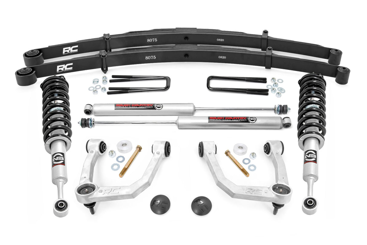 Fits Toyota Tacoma 4WD (2005-2023) 3.5 Inch Lift Kit; UCA; N3 Struts; 74232