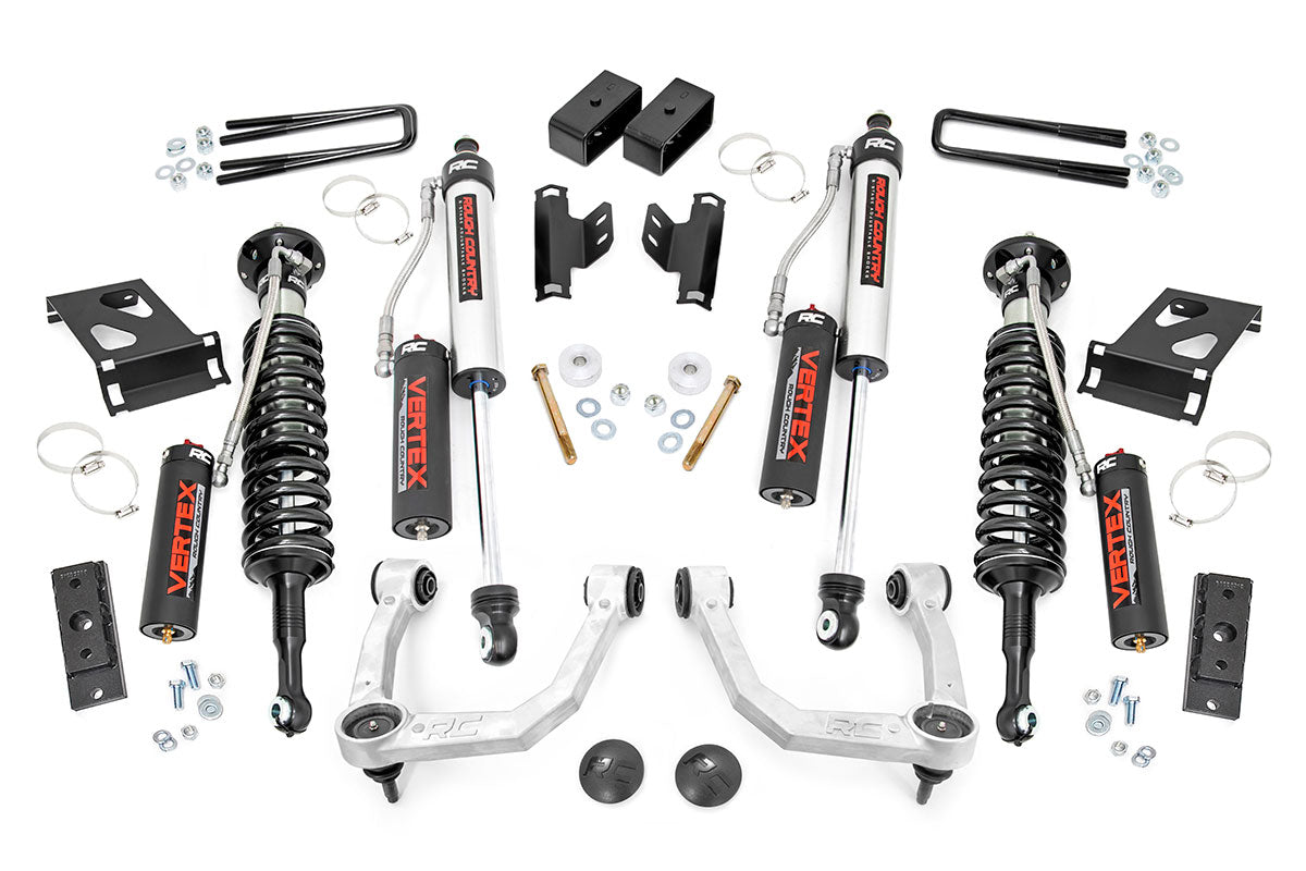 Fits Toyota Tacoma 4WD (2005-2023) 3.5 Inch Lift Kit; UCA; Vertex; 74250