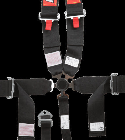 RaceQuip racing harness 3 inch 2 inch SFI 16.1 black red adjustable 748008RQP