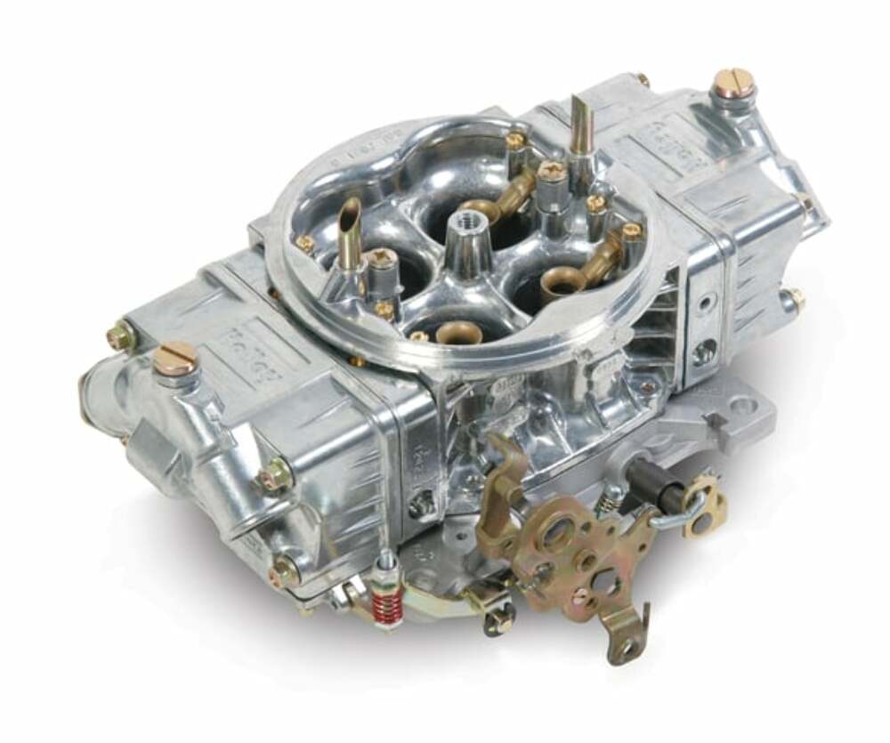 Holley Double Pumper 750 CFM Street HP Carburetor - 0-82751 for Ford 750 CFM polished aluminum