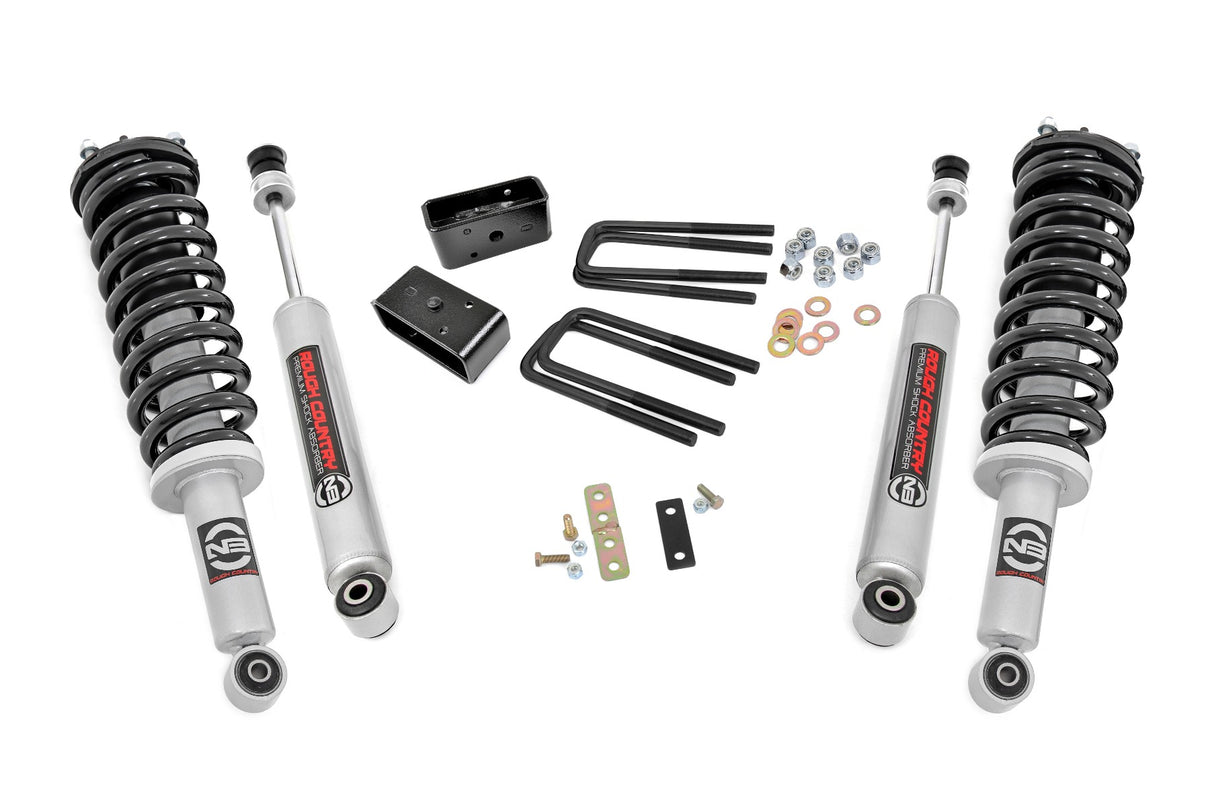 Fits Toyota Tundra 4WD (2000-2006) 2.5 Inch Lift Kit; N3 Struts; 75031