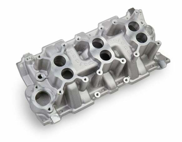 Weiand 3x2 Dual Plane Intake- Chevy Small Block V8 - 7550