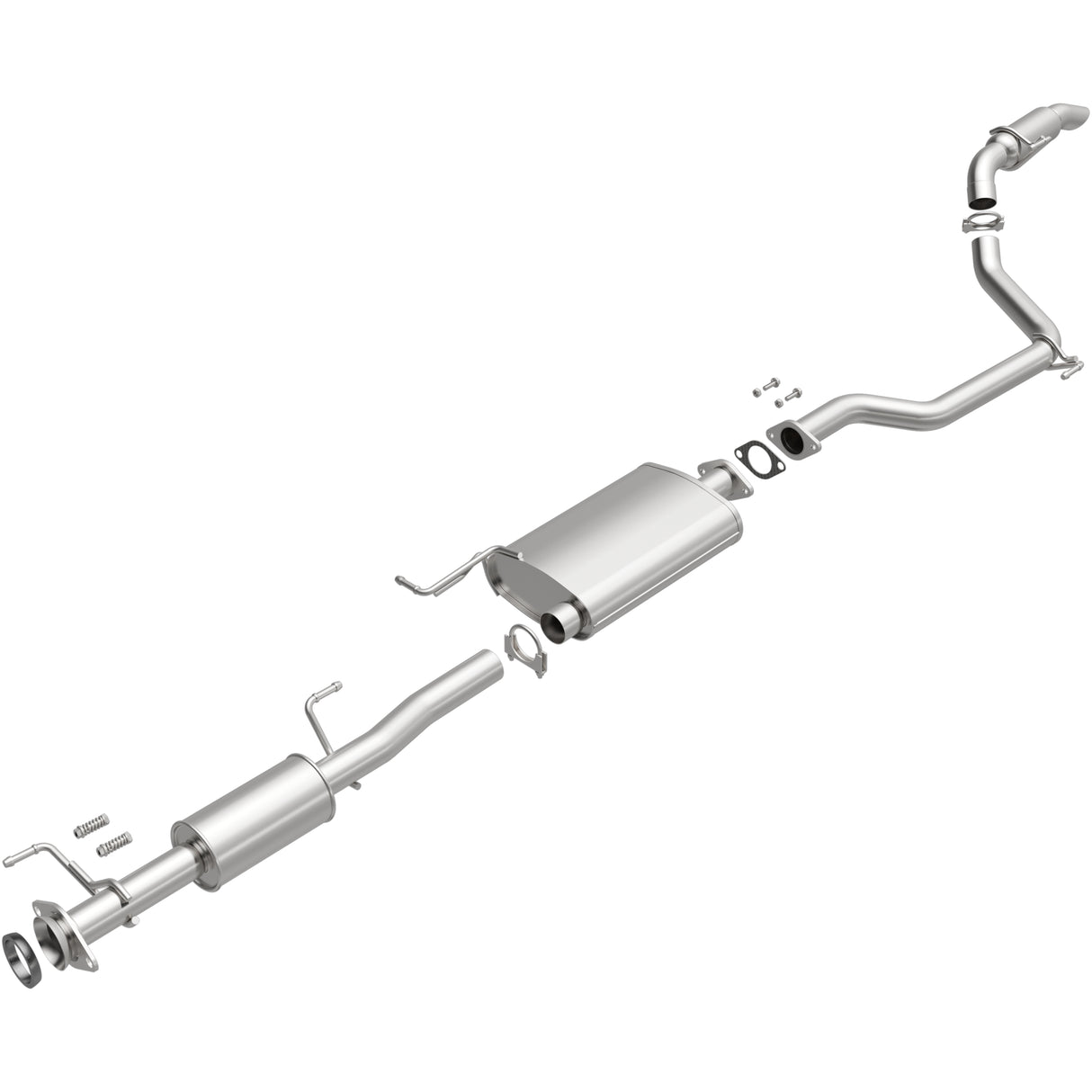 2013-2018 Nissan Pathfinder Direct-Fit Replacement Exhaust System 106-0784 aluminized steel