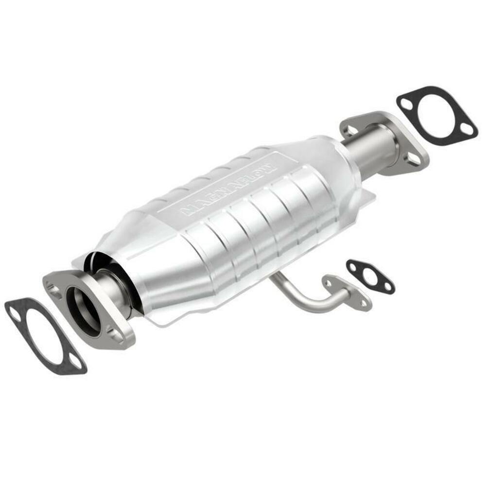 direct-fit catalytic converter fits 1984-1991 Mazda RX-7 1.3L rear front Federal EPA with gaskets 7713093 Schultz